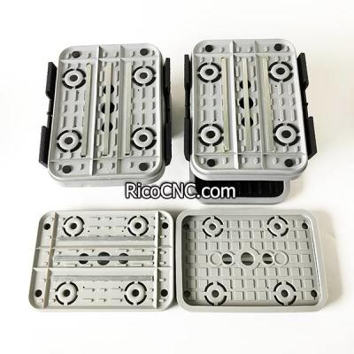 China Bottom rubber vacuum Plate 160x114 with Metal Inserts for Homag Weeke CNC pods 4-011-11-0340 for sale