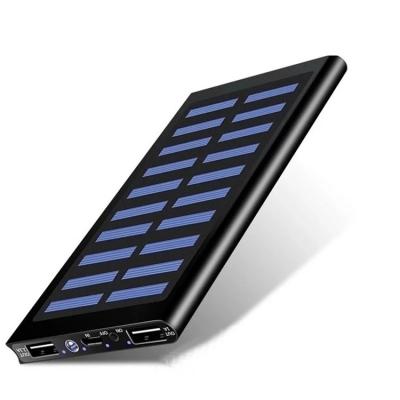 China Waterproof Power Bank Solar Power Bank 20000 Mah Outdoor Portable Powerbank Wireless for Smartphone for sale