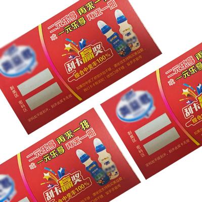 China paper & Professional Cardboard China Manufacture Personalized Scratch Board Card OEM for sale