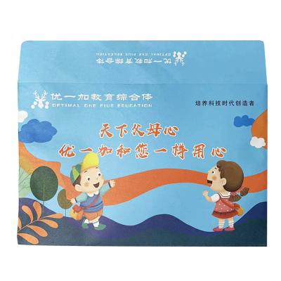 China Custom Gift Envelope Wrapping Paper Cardboard Paper Mini Envelope With String Packaging Box for sale