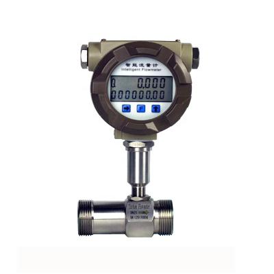 China Pure Water Series ESMLWGY Liquid Turbine Flow Meter With Stainless Steel Flow Sensor for sale