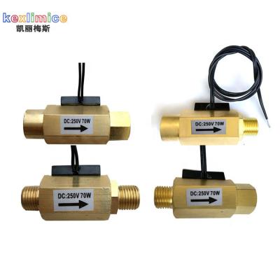 China ESM-LK28 Water Flow Brass Normally Open Magnetic Switch Sensor for sale