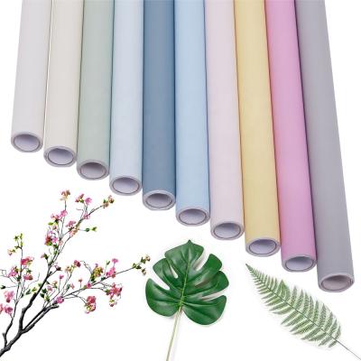 China Kids Waterproof Modern Bedroom Solid Color PVC Material Decoration Sticker Wallcovering Moistureproof Wallpaper Self Adhesive Wallpaper for sale