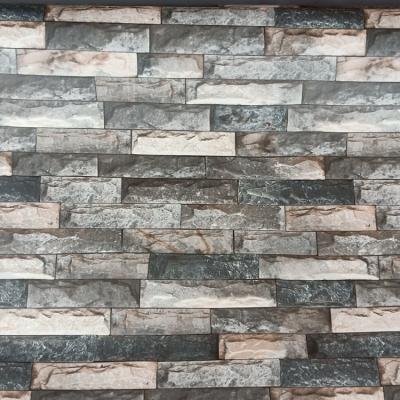 China 2021 Waterproof+ECO-Friendly Modern Decorative Self-adhesive Vinyl Brick Design Elegant Brick Design Wallpaper for sale