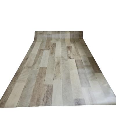 China Modern PVC Wallpaper Self Adhesive Carpet Coverings Wood Grain Plastic Vinyl Flooring for sale