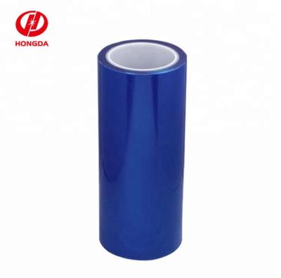 China Outdoor Moisture Proof Protective Blue Self Adhesive Glass PE Protective Film for sale