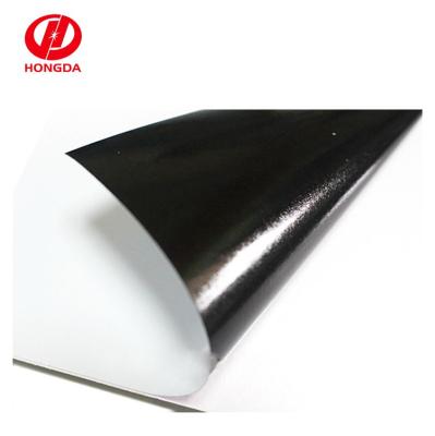 China Waterproof Digital Printing Self Adhesive Vinyl Film / Roll Black Glue On Bus Body Black Glue And for sale