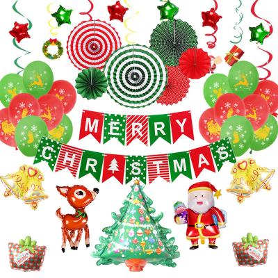 China Wholesale Foil Foil Christmas Letter Foil Balloon/Set Santa Claus Party Balloon Decoration Set for sale