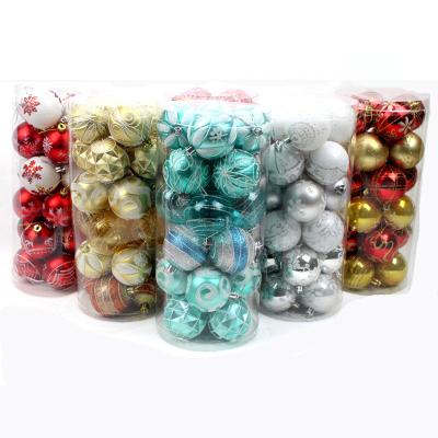 China Common Christmas Ball Christmas Baubles Party Home Decoration Plastic Ball Decorated Christmas for sale