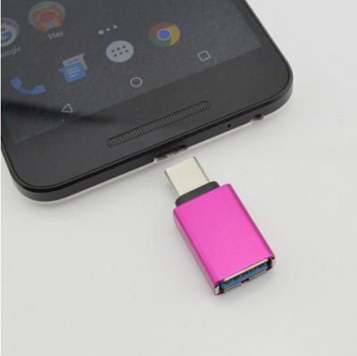 China USB 3.1 Type C Mobile Phone and Computer USB Type C OTG Adapter Convert Female Connector for MacBook for sale