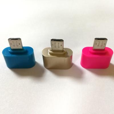 China Mobile phone otg usb drive micro to usb 2.0 male to female otg adapter for sale