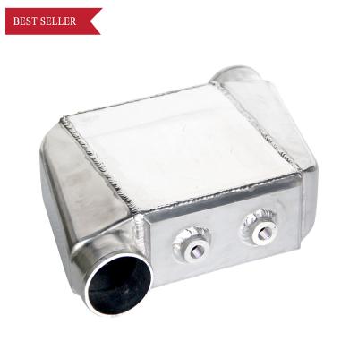 China Engine Cooling System Universal Polished Chargecooler Liquid Air/Water Intercooler 3 Inlet/Outlet for sale