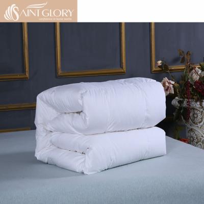 China Traditional white adults duck down fill and feather 50% goose down warm comforter comforter for all season for sale