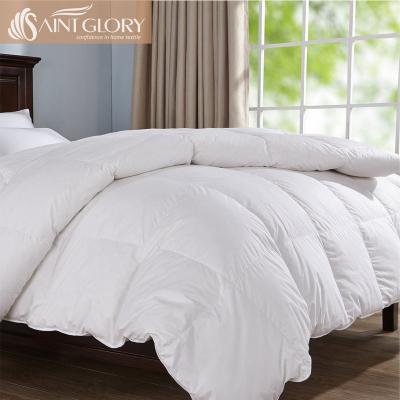 China New Traditional Hungarian 15 Adiathermal Power 100% White Goose Down Duvet Quilt White King 220*225cm for sale