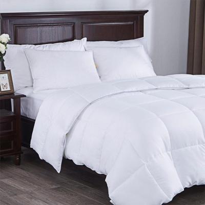 China Home Hotel 100 Polyester Bedspreads Cotton Summer White Comforter for sale