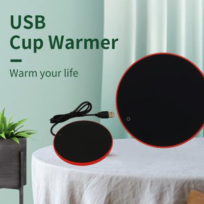 China 2021 New Cup Warmer USB Cup Heater Ultrathin Coffee Mug Heater Heater With Thermostat Smart Coffee Cup Mug Warmer for sale