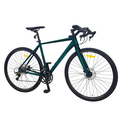 China Aluminum Alloy Hot Sale Popular Model 700c Accept OEM Racing Road Bike Carbon Fiber Aluminum Alloy Frame Road Bike Adult Bicycle for sale