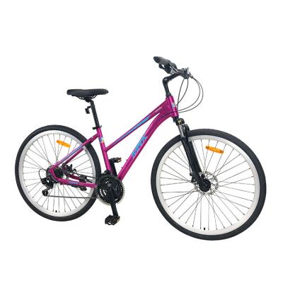 China Factory Direct Steel Pink Blue Green Mechanical Disc Brake Mountain Bicicletas for sale