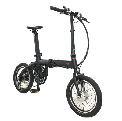 China Top Selling Aluminum Alloy Folding Ebike 7 Speed ​​16