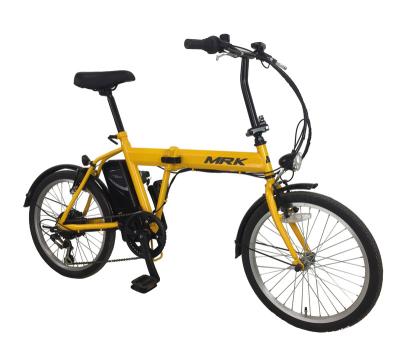 China Steel Folding Electric Bicycle 250W 5.8AH Ultra Light Lithium Powered Small Electric Bike for sale