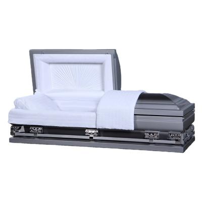 China 2020 New Style Metal American Oversized Casket Style for sale