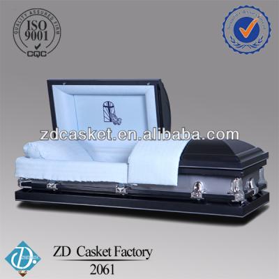 China Best Price American Steel Metal Style Caskets Funeral Caskets (2061) for sale