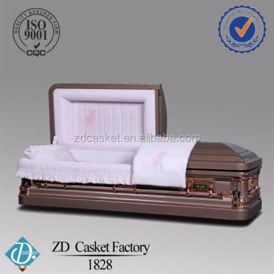 China American style American style metal and wood casket for sale for sale