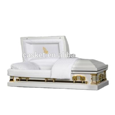 China best quality american style metal chinese coffin for sale for sale