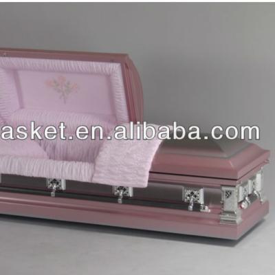 China 2020 Chinese American Style High Standard Metal Coffin for sale