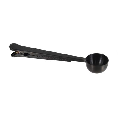 China Sustainable Multifunctional Coffee Bean Spoon With Clip for sale