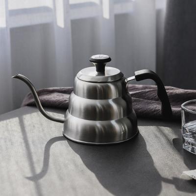 China Viable Pour Over Coffee Kettle Premium Grade Stainless Steel Insulated BPA Free Coffee Teapot With Thermometer for sale