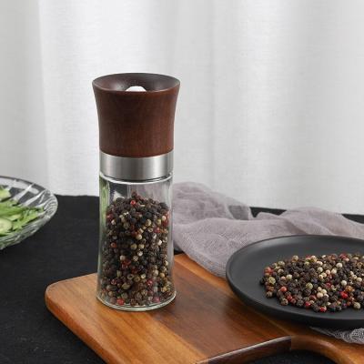 China Viable Wood Ceramic Rechargeable Hand Grinder Spices Salt and Pepper Grinder Core Salt and Pepper Mill Grinder Core for sale