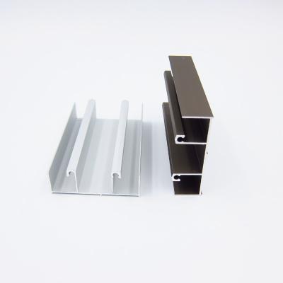 Chine Champagne Extrusion Aluminium Window Profiles Linea 2001 balustrades expulsées à vendre