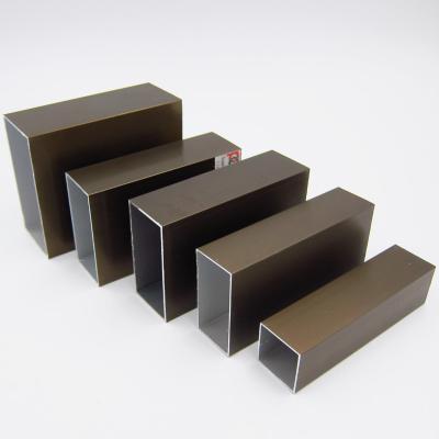 China T5 anodizados pescan la tubería de acero rectangular del tubo con caña 6030 de aluminio del cuadrado en venta