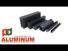 Anodized 6063 T5 Aluminium Window Profiles