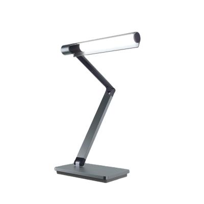 China Stepless Rotating Adjusted LED Table Reading Function Light Eye Protective Folding Memory Aluminum Alloy Desk Lamp for sale