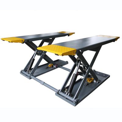 China portable scissor lift with moving kit features heavy duty caster wheels for easy mobility 3000KG for sale