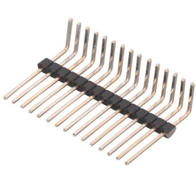 China Board to Board 0.05 inch Pitch 1.27mm Panel-to-Board Pin Headers Sing Row Male Pin Headers Vertical Type Connectors PR20B03HBDN for sale