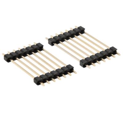 China Board To Board Male 1.27 Row Pin Headers Vertical Type Single Pin Headers Connectors for sale