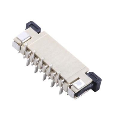 China flat suitable vertical type 0.3mm resiance FPC/FFC connectors 2-25 pin fpc connectors 2-25 pin high temperature pitch SMT ZIF connector for sale