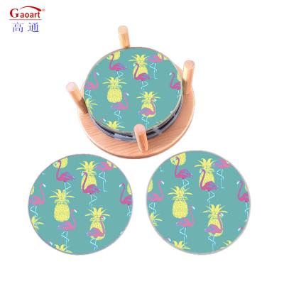 China Customized Logo Acceptable Tempered Square Cut Float Bread Blank for Kitchen Wine Glass Coaster for sale