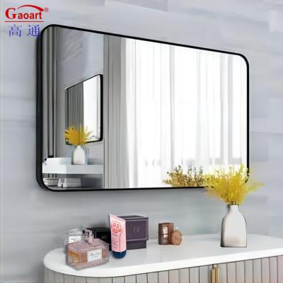 China Wall Mirror Customized Size Full Glass Gold Bevelled Large Standing Plain Hanging Square for sale