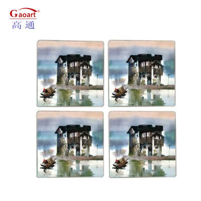 中国 Morden Style Clear Chopping Blank Tool Cutting Board For Kitchen Wine Glass Coaster 販売のため