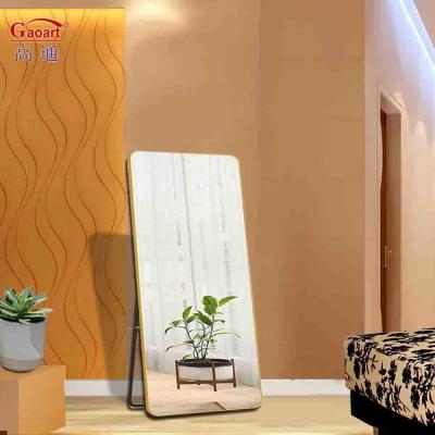 China Large Bathroom Extra Mirror Floor Fashion Home Wedding Sticker Mirror in Customized Size for sale