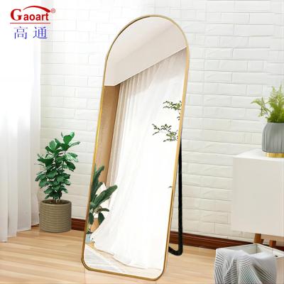 China Art Deco Style Floor Length Mirror for Grand Hotel Entrance and Living Room Decorative for sale