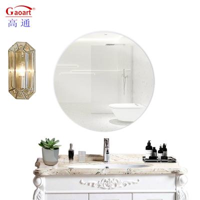 China Moderne stijl Vanity Frameless Glass Grote badkamerwandspiegel voor woonkamer decoratie Te koop