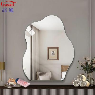 China Modern Design Customized Size Barber Espejo Decoracion for Big Beauty Star Shape Wall Bath Room for sale