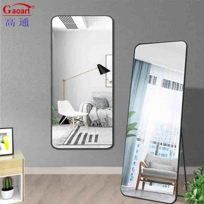 중국 Extra Full Length Mirror for Fashion Dance Floor Glass Room Large Bathroom Decor 판매용