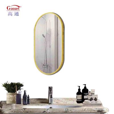 China Dance Studio Floor Bedroom Decoration Wall Mirror Aluminium Alloy Frame Glass Mirror for sale