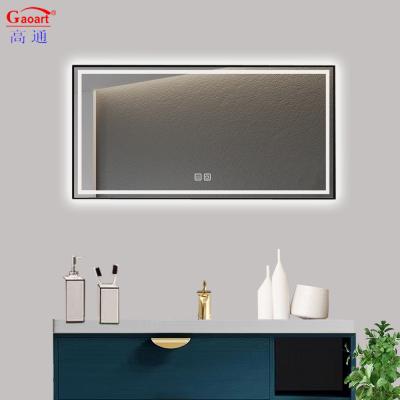 China Frameless Touch Switch Led Light Miroir for Hotel Bathroom and Fitness House Deco for sale